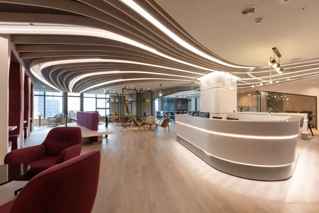 [台中商務中心推薦] CBC SPACE 台中館 流線型櫃檯
